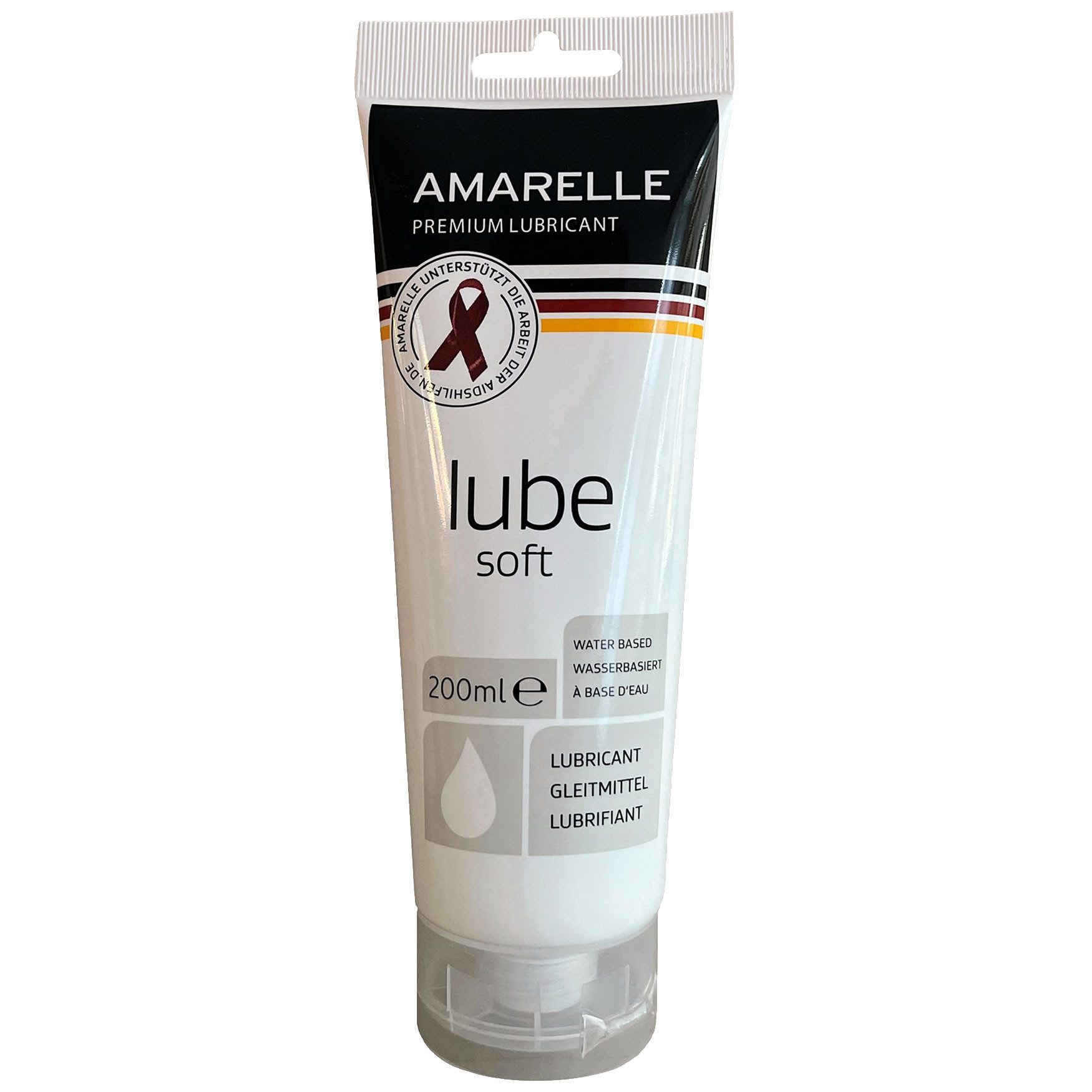 Amarelle Gleit- und Massagegel Lube Soft, Flasche mit, 1-tlg., extrem ergiebiges Gleit- und Massagegel ohne Zusatzstoffe, vegan