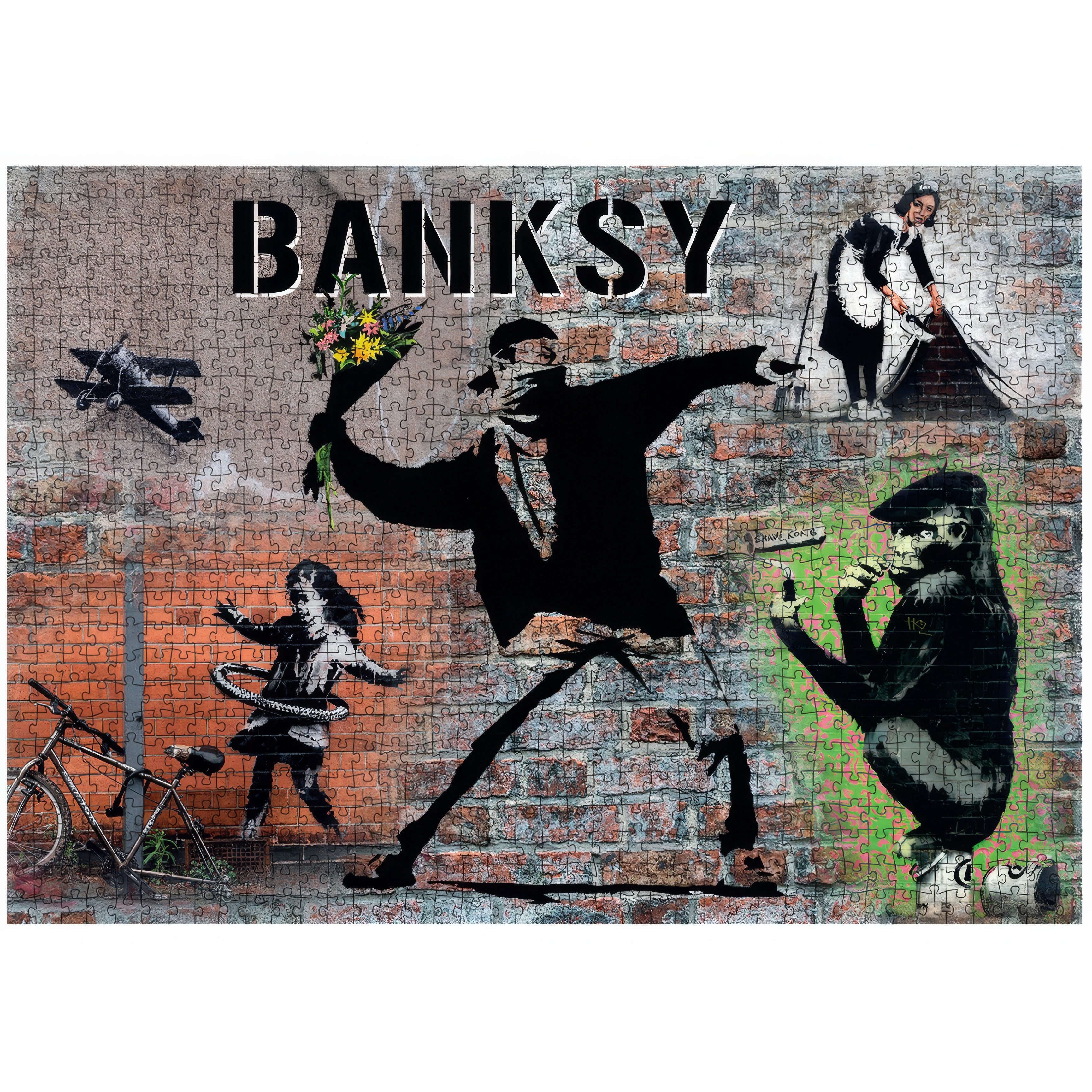 AvantgART Puzzle Klassische Banksy Puzzles für Erwachsene & Kinder, 1000 Pu günstig online kaufen