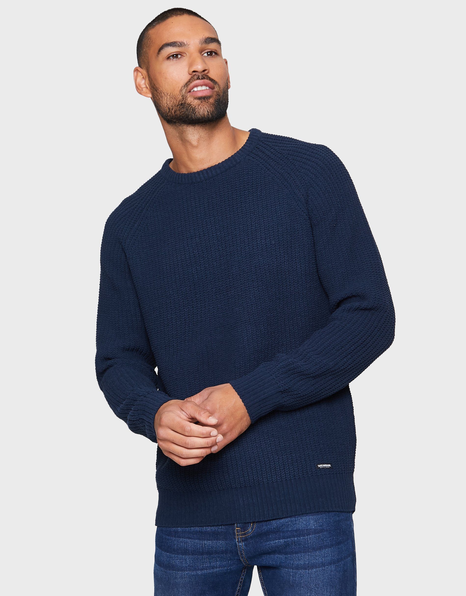 Threadbare / Ocean Twist Deep Navy Langarmshirt Grays