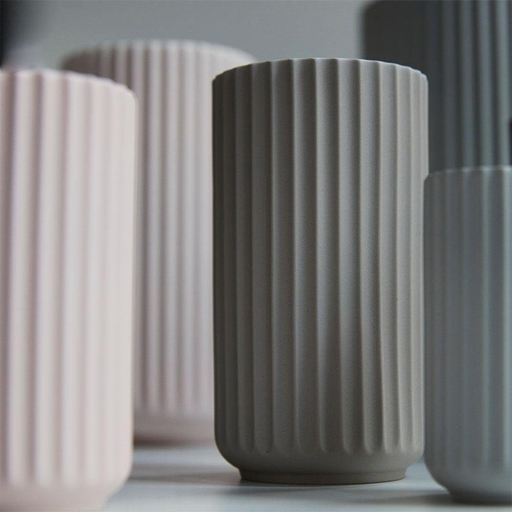 (20cm) Vase Porcelain Lyngby Hellgrau Dekovase Porcelæn