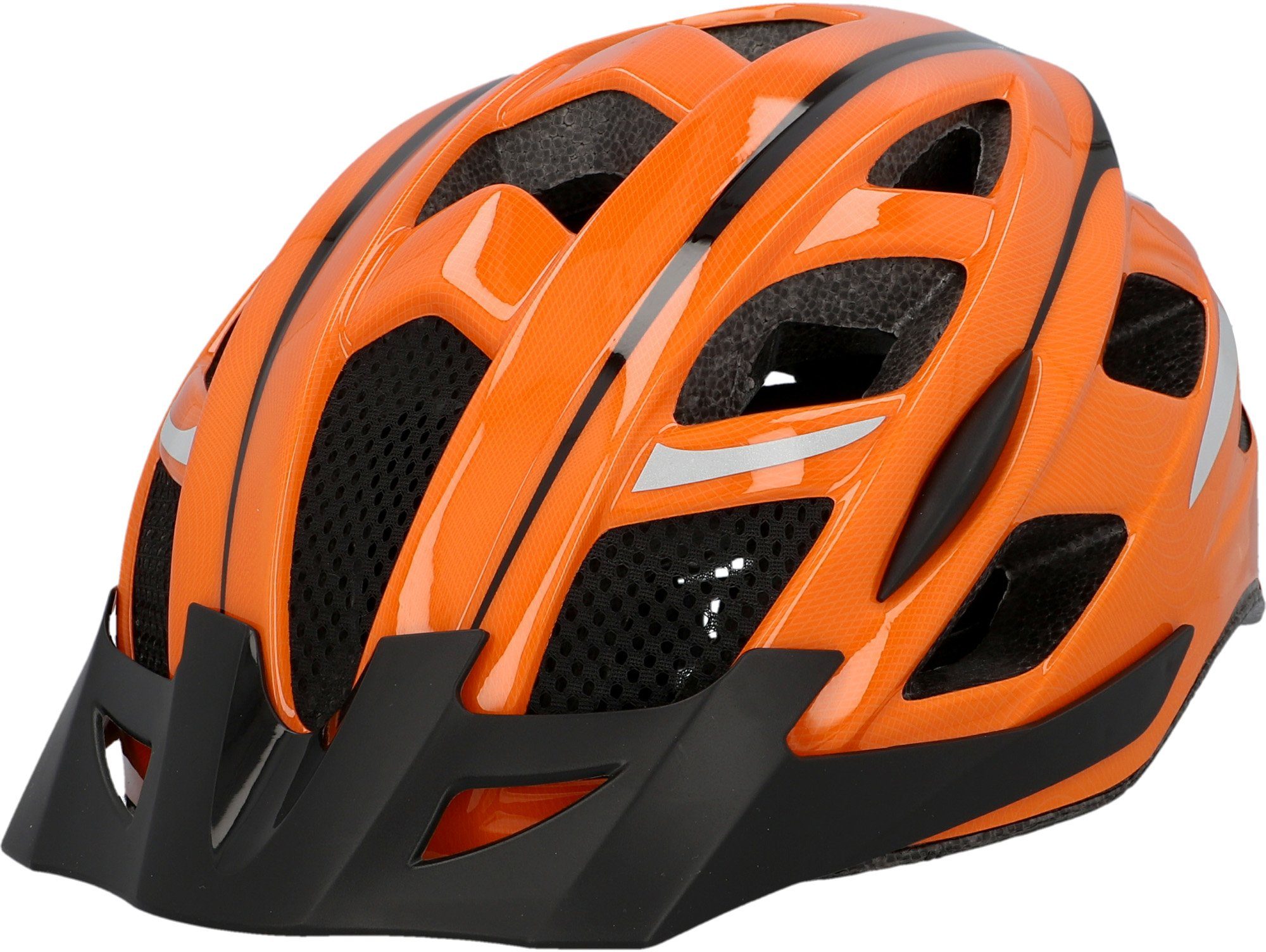 FISCHER Fahrrad Fahrradhelm Urban Sport S/M, Verstellbarer Innenring-System; mit beleuchtetem Innenring-System