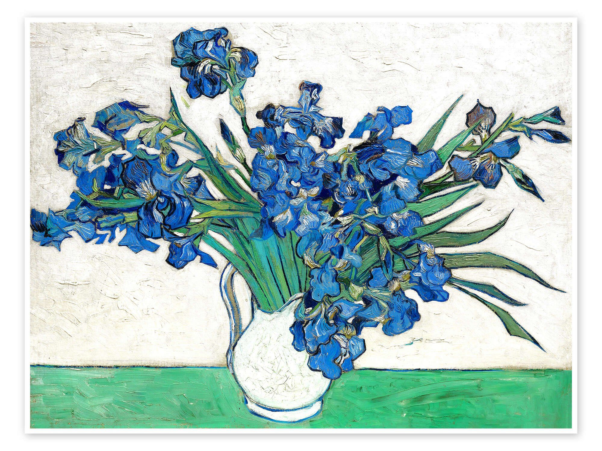 Posterlounge Wandbild Schwertlilien, Vincent van Gogh, erhältlich als Poster, Leinwandbild, Wandsticker oder Acrylglasbild