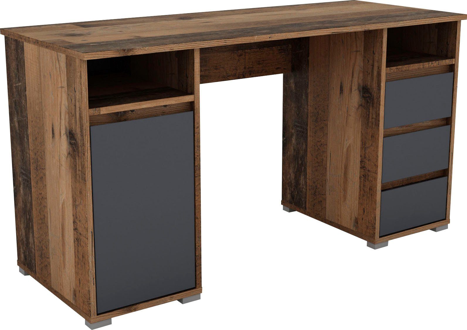 byLIVING Schreibtisch Lobo, Breite 138 cm, Computertisch mit Schubladen, im günstig online kaufen