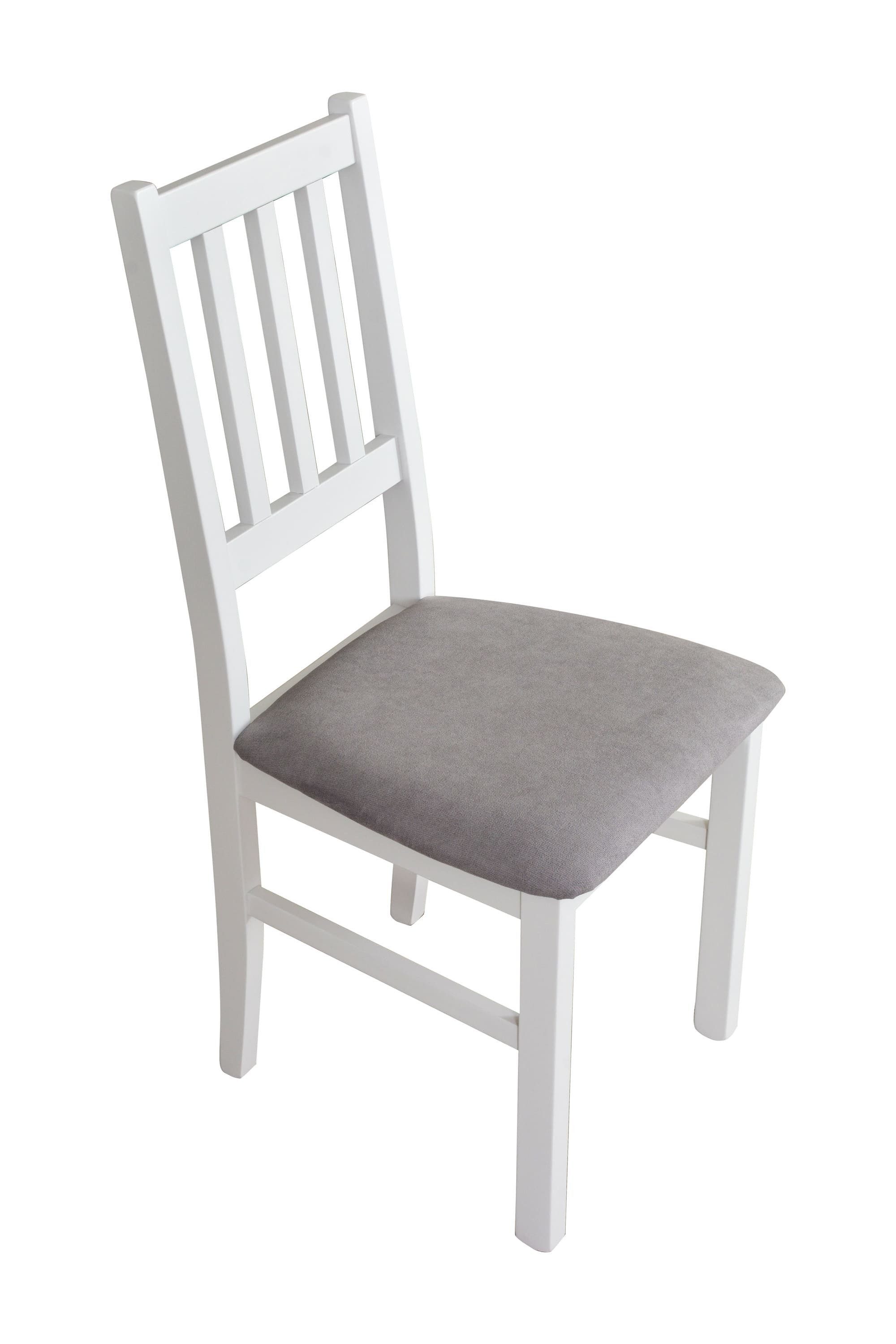 MOEBLO Stuhl BESO 04 (Polsterstühle, Holzstühle, Esszimmerstühle, Polsterstuhl aus Buchenholz für Esszimmer, Holzstuhl mit gepolstertem Sitz, 4 St), (BxHxT): 43 – Bild 2 von 5