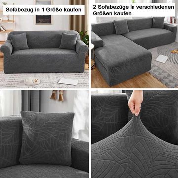 Sofahusse Sofa überzug Wasserdicht, 2seats Couch überzug Ecksofa L Form, Truyuety