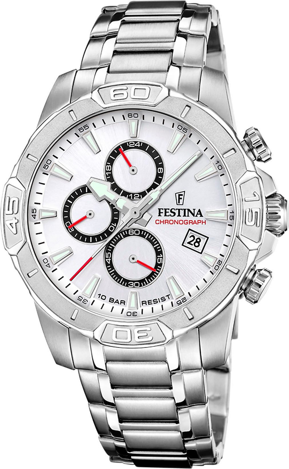 Festina Chronograph Timeless Chronograph F20704/1, Quarzuhr, günstig online kaufen