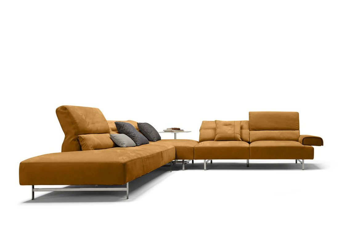 moebeloutlet.de Ecksofa Ledersofa Moebel Outlet.de – Hand Made in Italy mit 2 Jahren Garantie