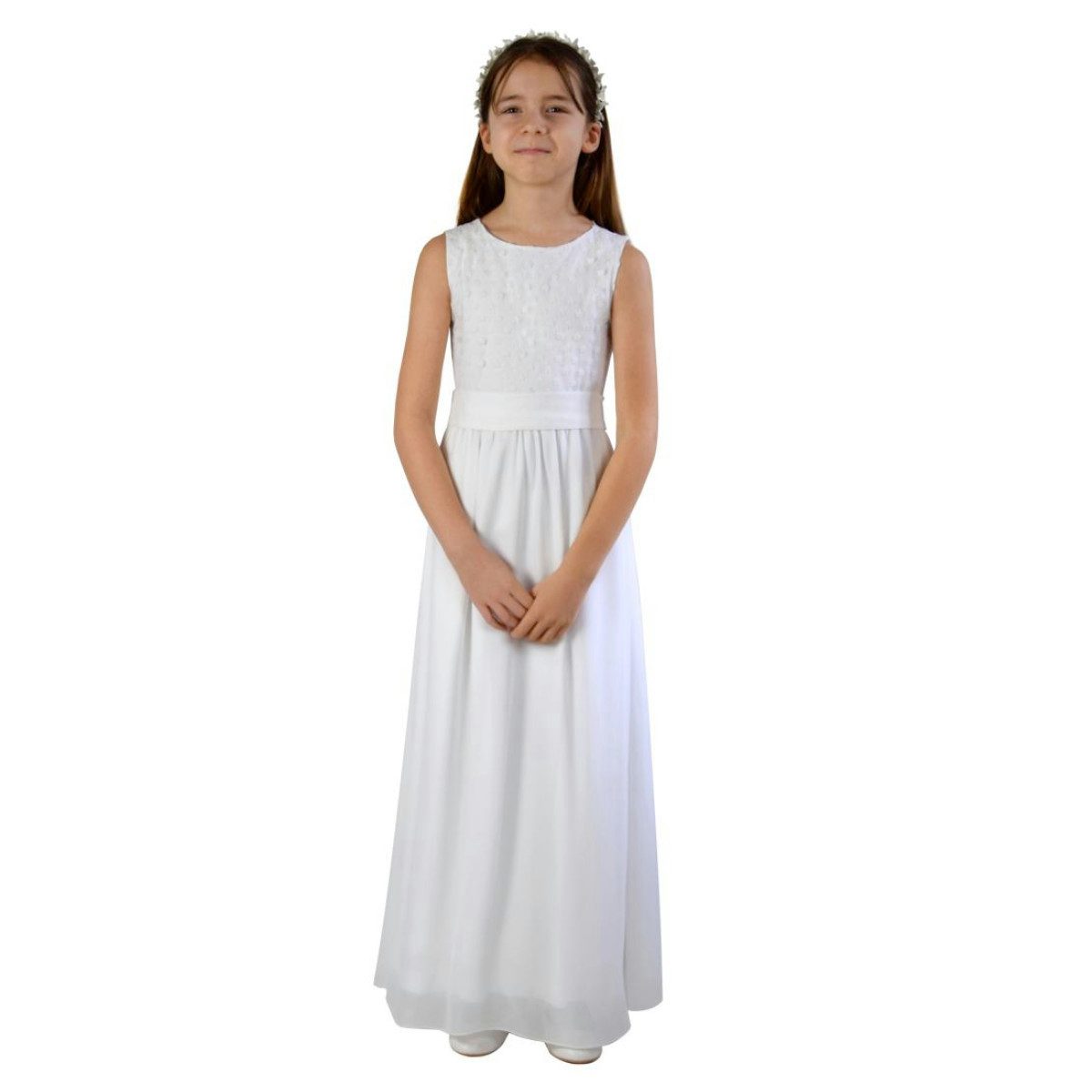 Verasposa Tüllkleid Kommunionkleid Anna weiß lang günstig online kaufen