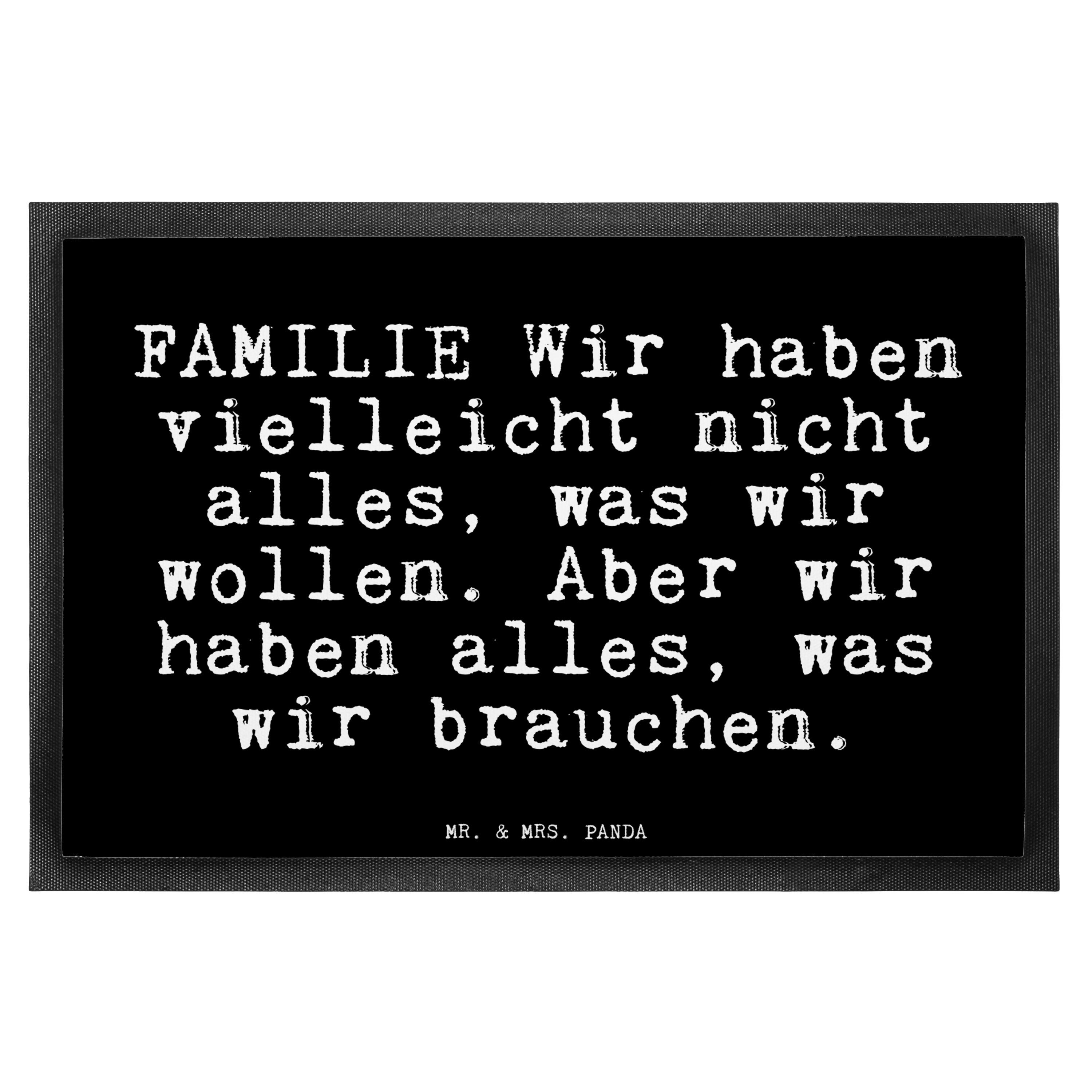 Fußmatte »FAMILIE Wir haben vielleicht... Schwarz Sprüche, Sohn