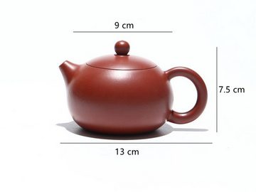 XDeer Teekanne Handgemachte Yixing Zisha Teekannen,Große Kapazität 240ml, Keramik Xishi Teekanne,Lila Ton Teetasse