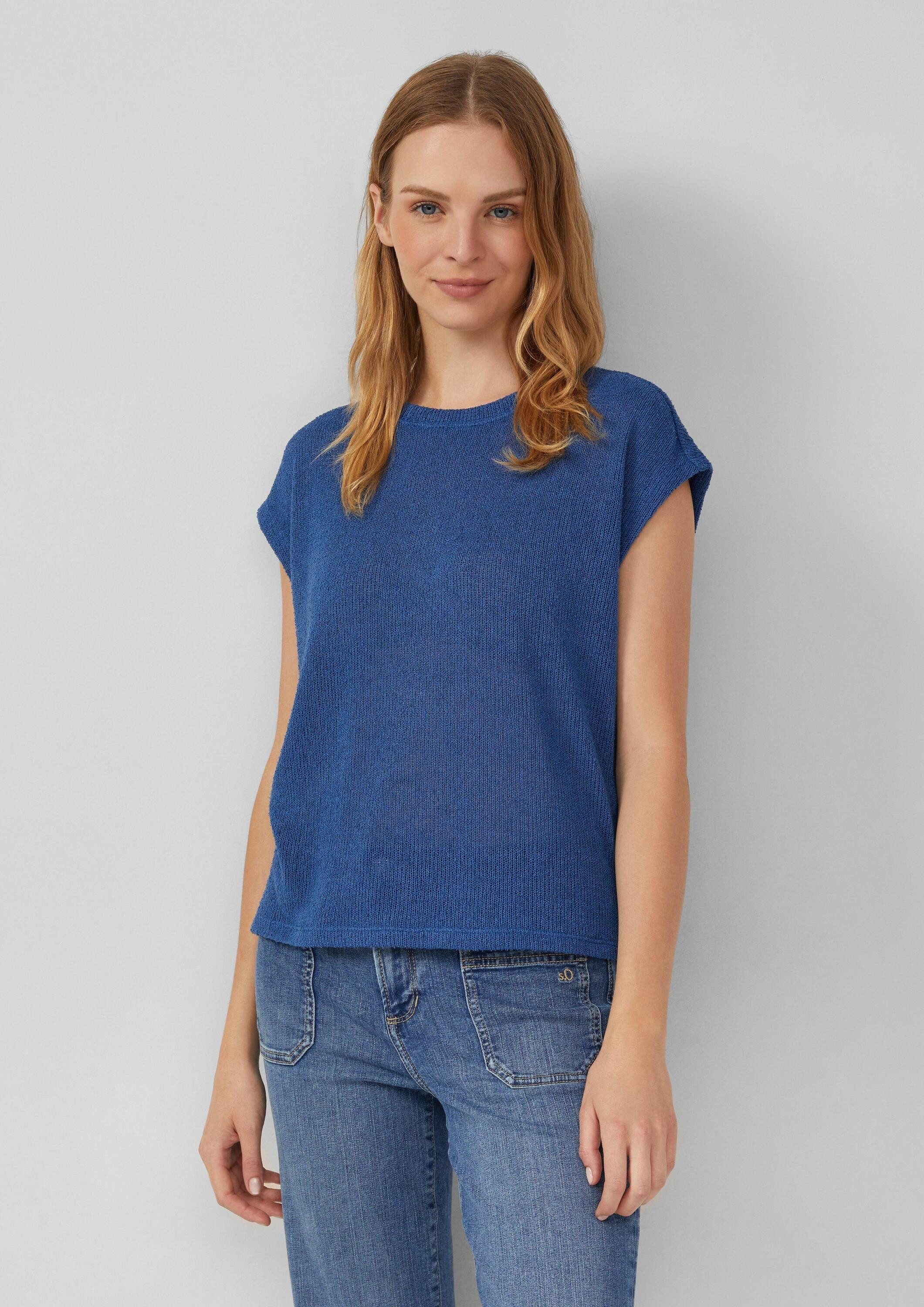 s.Oliver Muscleshirt T-Shirt Leichtes Stricktop günstig online kaufen