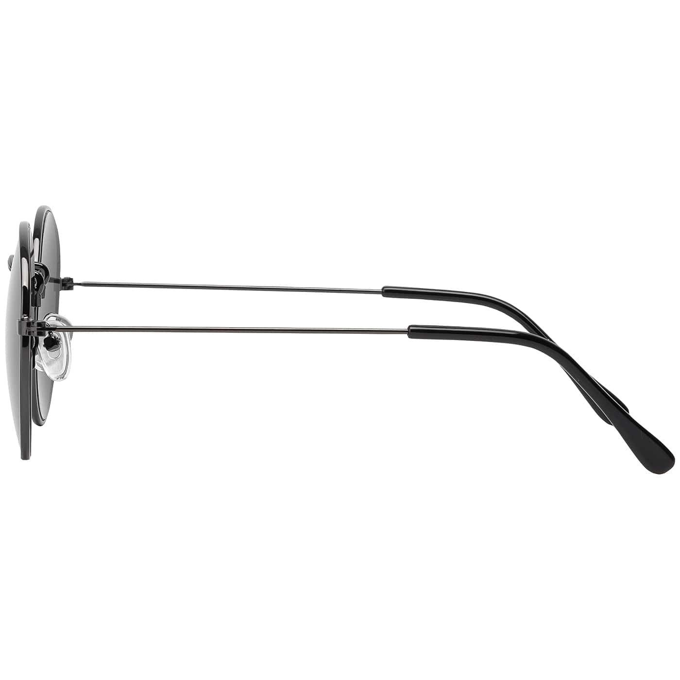 BEZLIT Eyewear Retrosonnenbrille Rund Form Designer Damen Herren Sonnenbrille (1-St) mit orange, blau, hellrot, lila, grün und roten Linsen