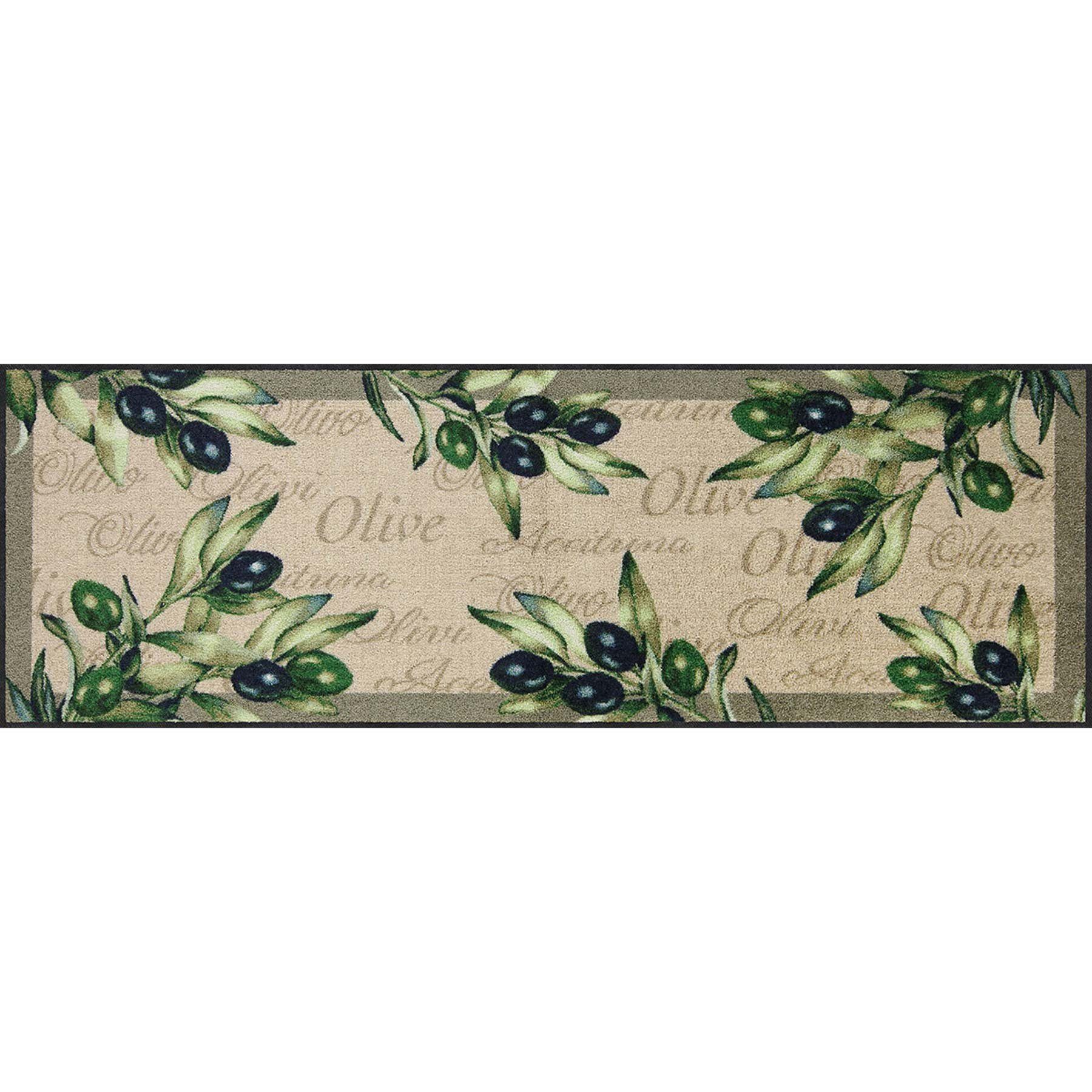 Salonloewe Läufer Teppichläufer 60x180 Olive Olivo günstig online kaufen