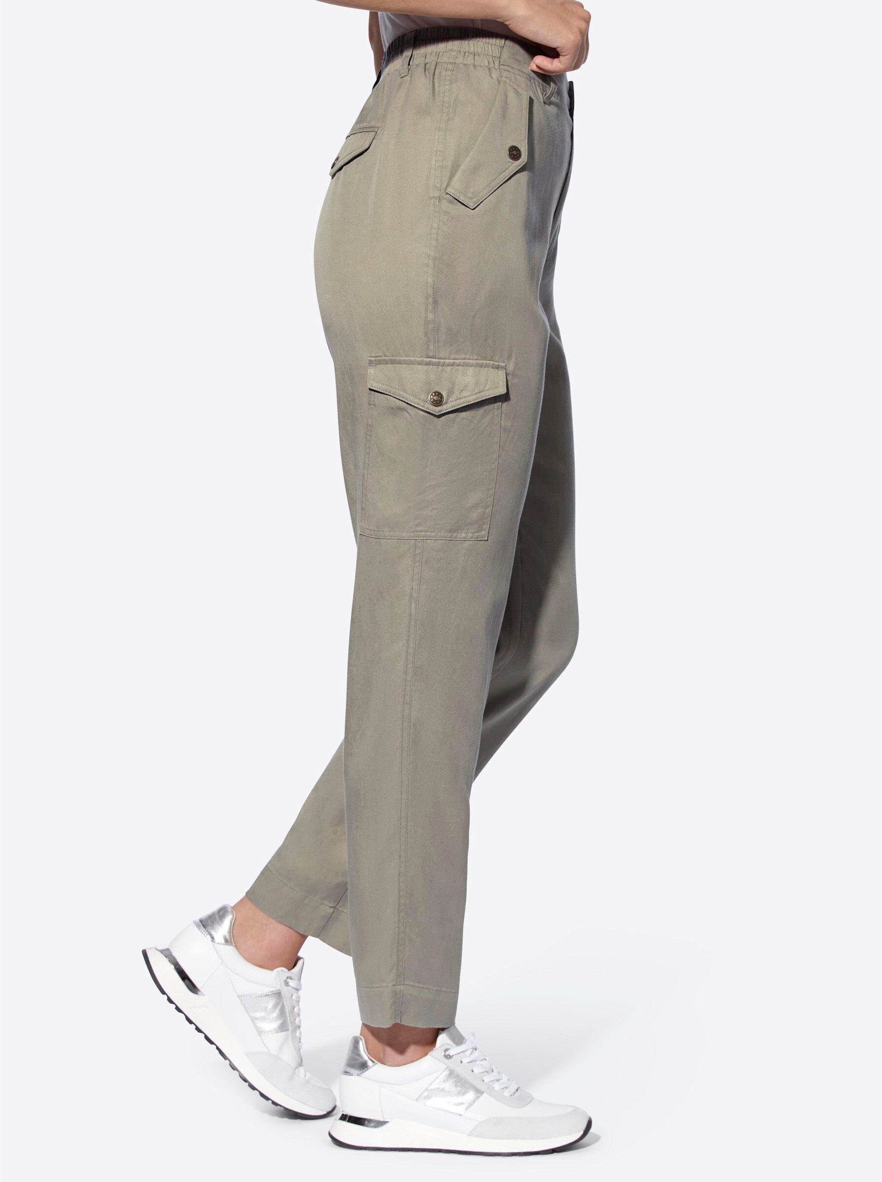 heine Jerseyhose Cargohose Innenbeinlänge ca. 74 günstig online kaufen