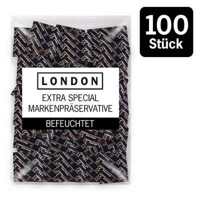 London Kondome London Kondome Extra Special, 100er Pack, Dicke Wandstärke und extra viel Gleitgel