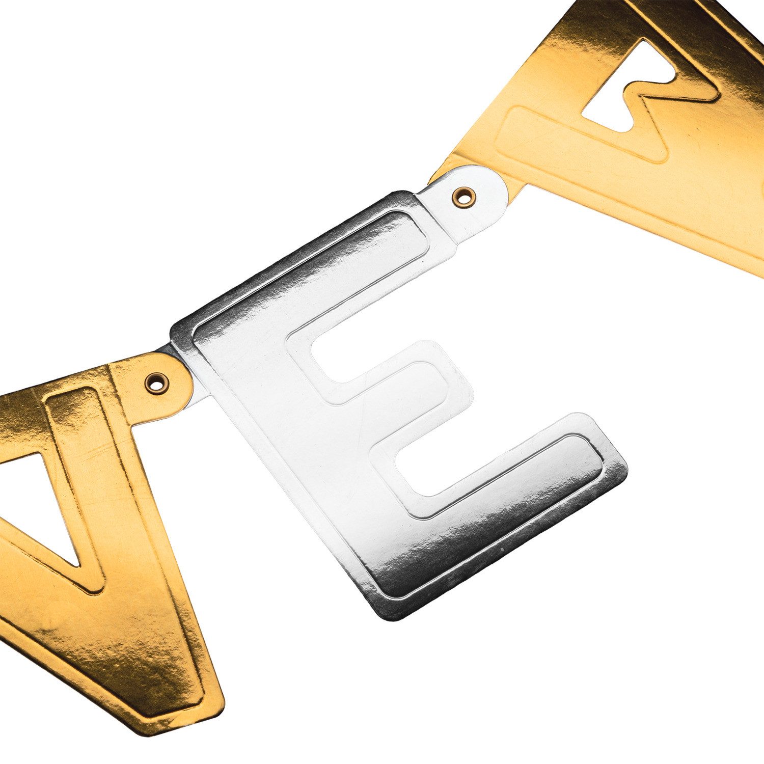 Idena Girlande Idena 90356 Bundle Girlande Happy New Year gold /silber 300cm 10 Stück