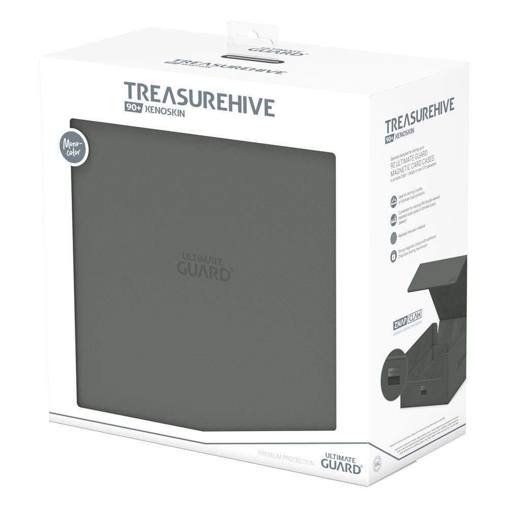 Ultimate Guard Sammelkarte Treasurehive 90+ XenoSkin Kartenbox - Grau