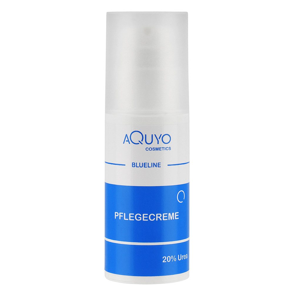 AQUYO Cosmetics Anti-Hornhautcreme Blueline 20% Urea Creme, Schrundencreme für sehr trockene Haut