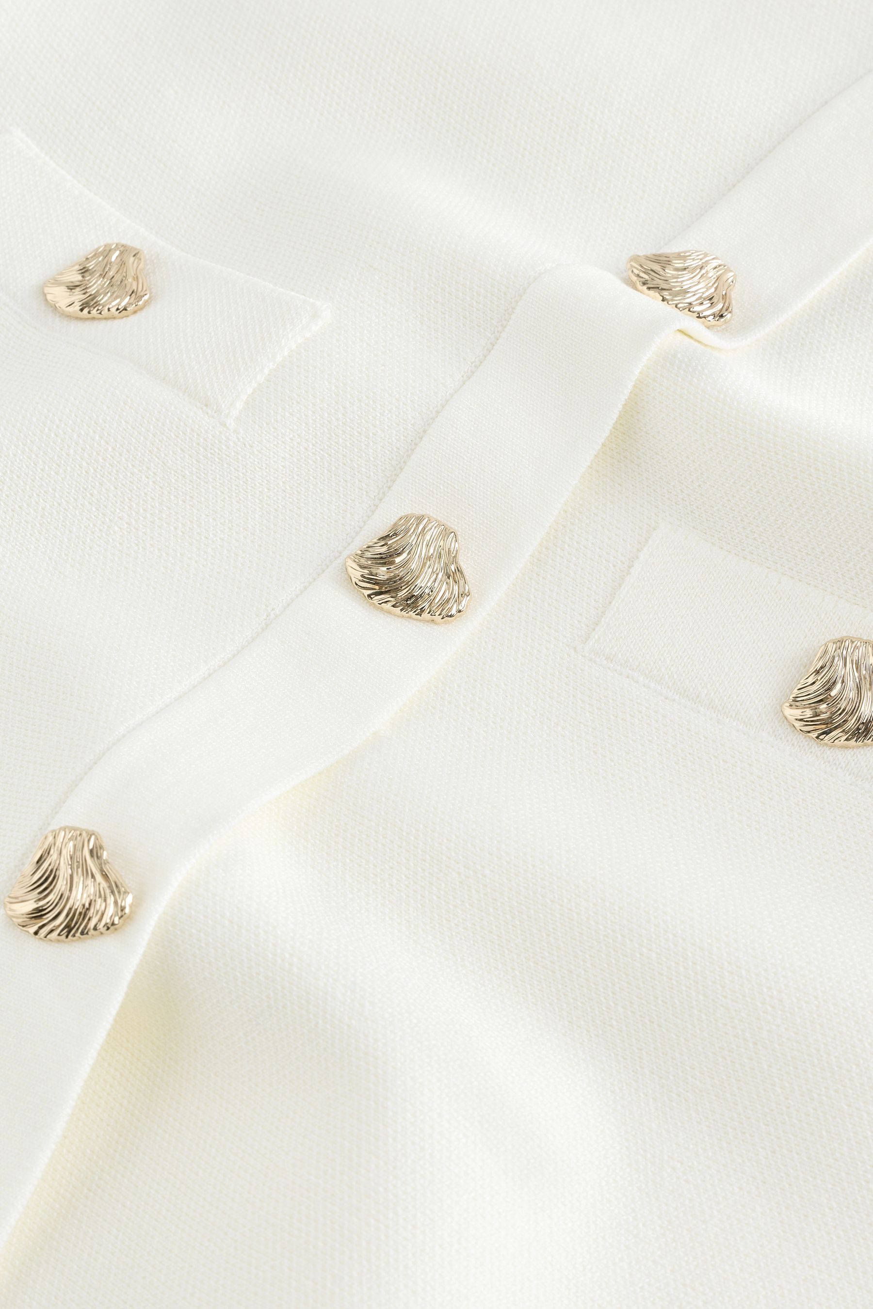 Next Bandeautop Elegantes Bandeau-Strickoberteil mit Schößchen (1-tlg)