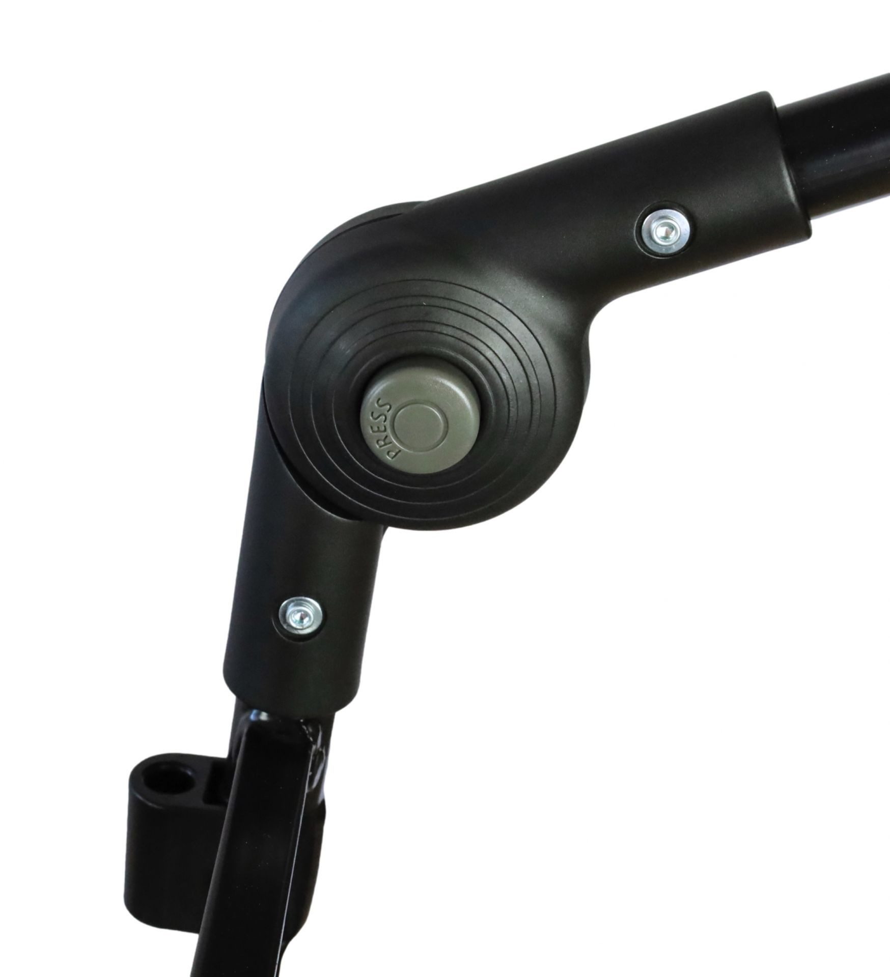 Frosal Nick PRO folding wagon with push handle, canopy & brake, grey, grey, foldable