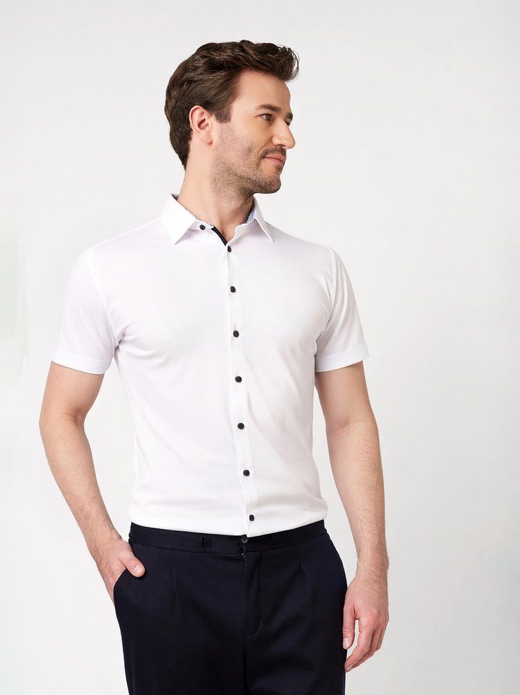 DESOTO Kurzarmhemd Casual Kent 1/2 Businesshemd, slim fit, Kentkragen