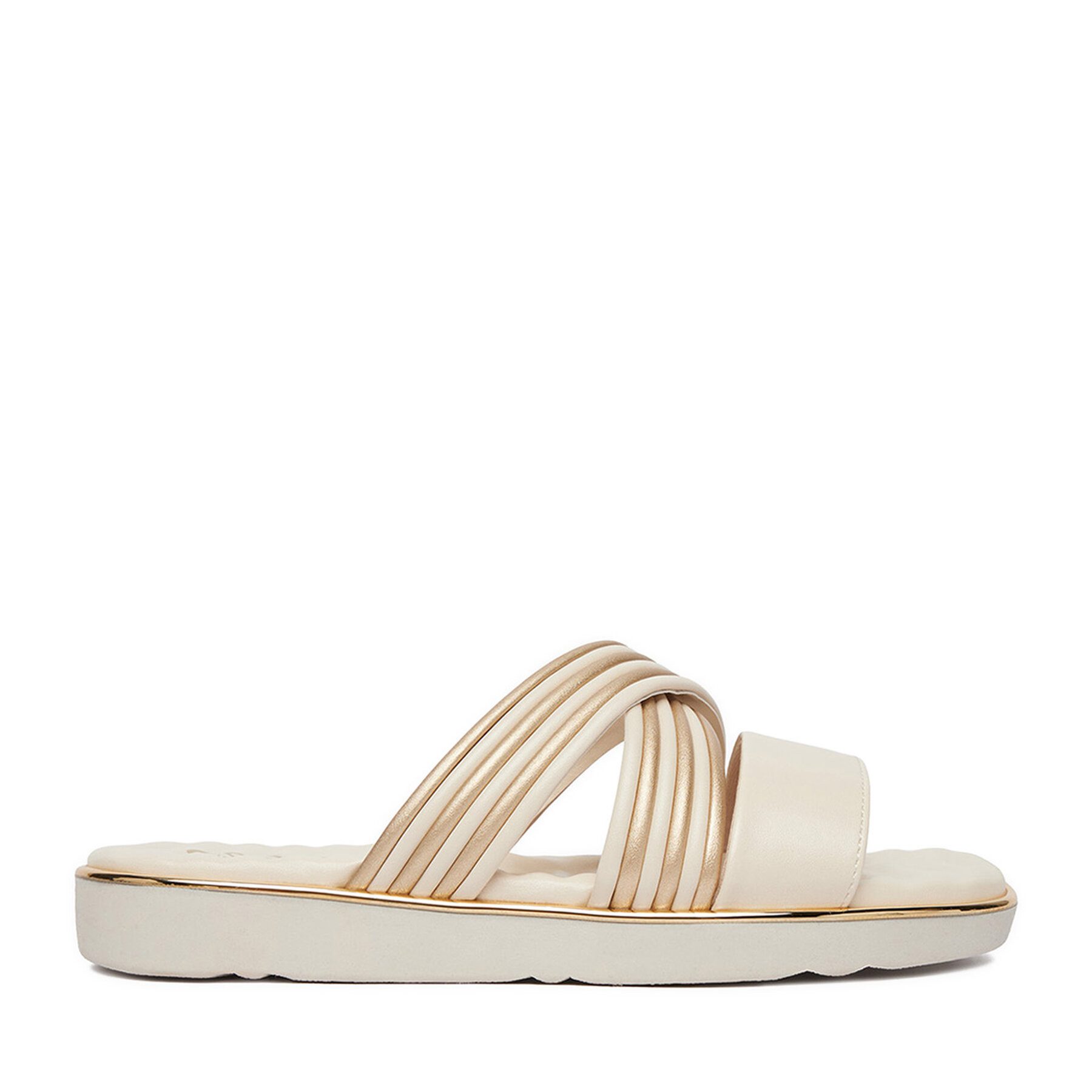 Go Soft Go Soft Damen-Flip-Flops, Beige Badepantolette