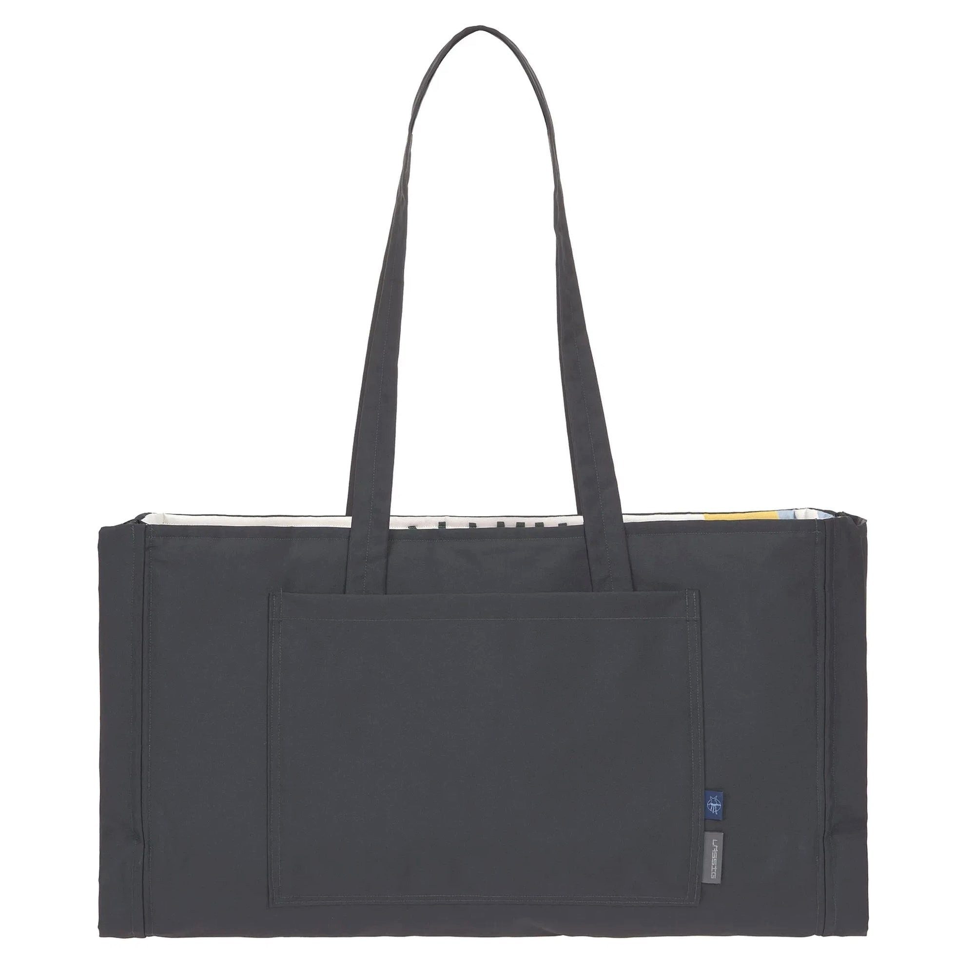 LÄSSIG Handtasche Mamaki Bag - Tragetasche mit Spielmatte (anthracite)