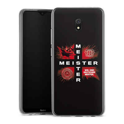 DeinDesign Handyhülle Bayer 04 Leverkusen Meister Offizielles Lizenzprodukt, Xiaomi Redmi 8A Silikon Hülle Bumper Case Handy Schutzhülle
