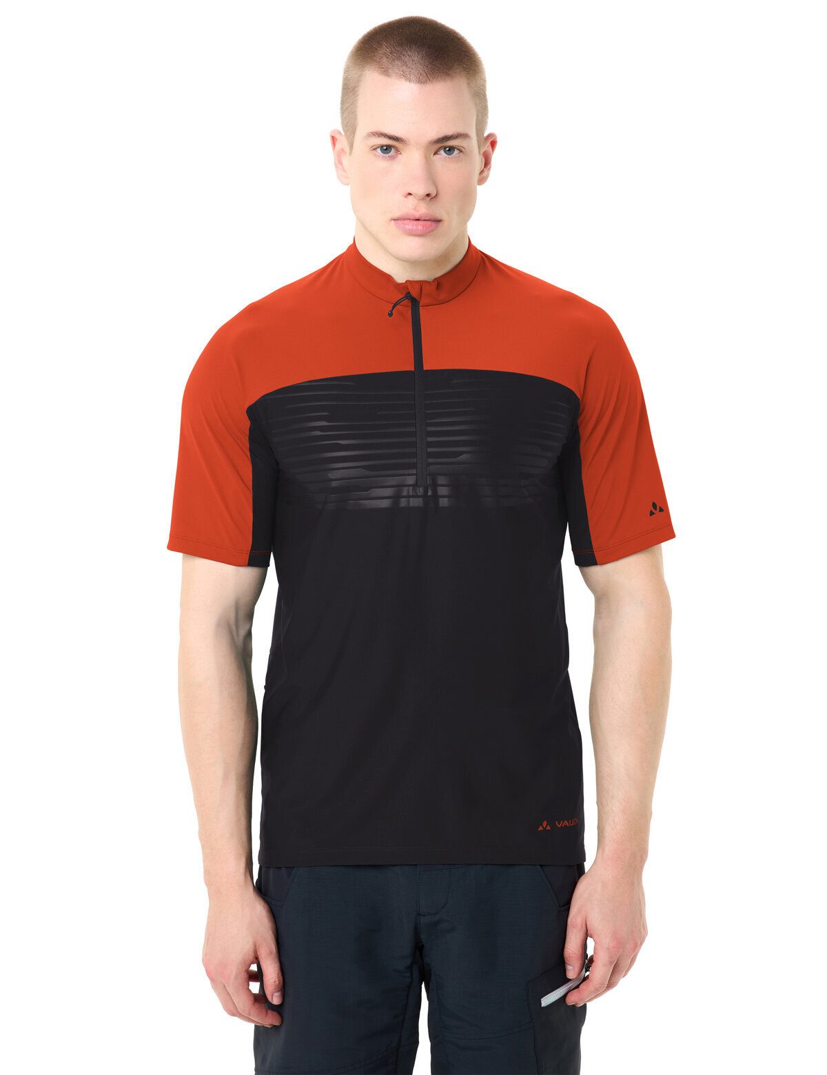 VAUDE T-Shirt Men's Qimsa Pro HZ Shirt (1-tlg) atmungsaktives und schnelltrocknendes Radshirt