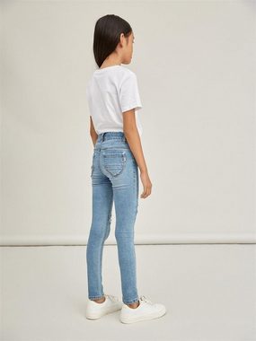 Name It Skinny-fit-Jeans Name It Mädchen Stretch Jeans aus Bio-Baumwolle