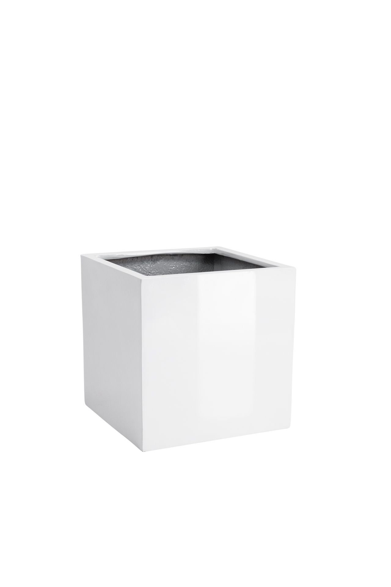 VIVANNO Pflanzkübel Pflanzkübel Blumenkübel Fiberglas "Block" Würfel