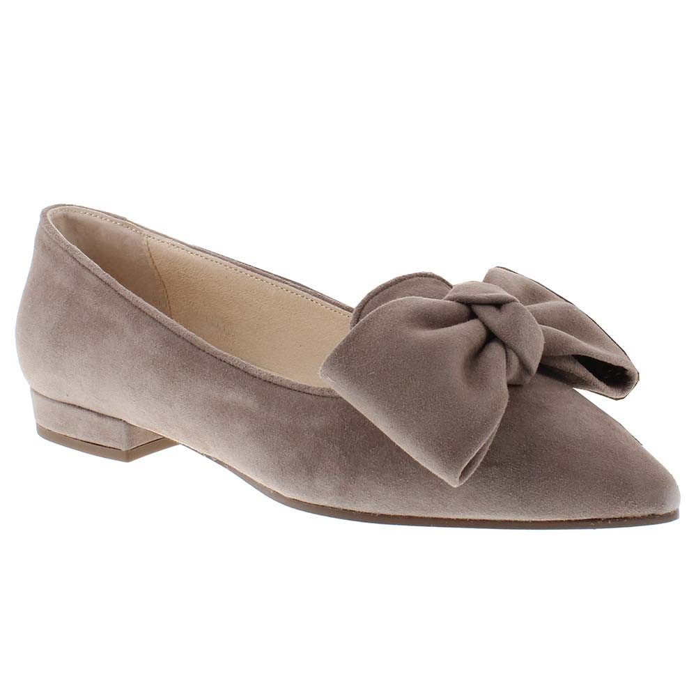 XAVER LUIS Schuhmanufaktur Ballerinas Cocos mit Schleife lilac Ballerina