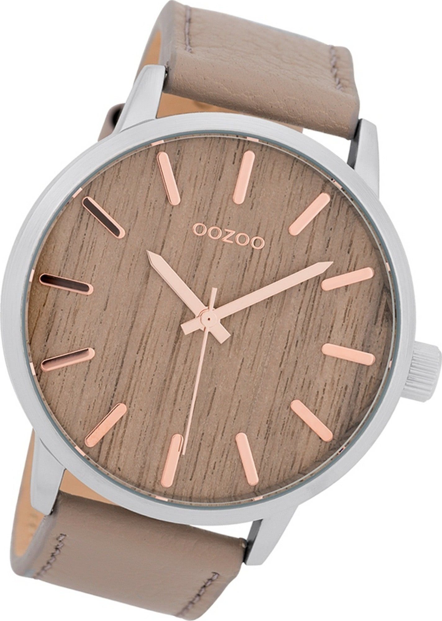 OOZOO Quarzuhr »D2UOC9257 Oozoo Leder Herren Uhr C9257 Analog«, Herrenuhr  mit Lederarmband, rundes Gehäuse, groß (ca. 45mm), Fashion-Style online  kaufen | OTTO
