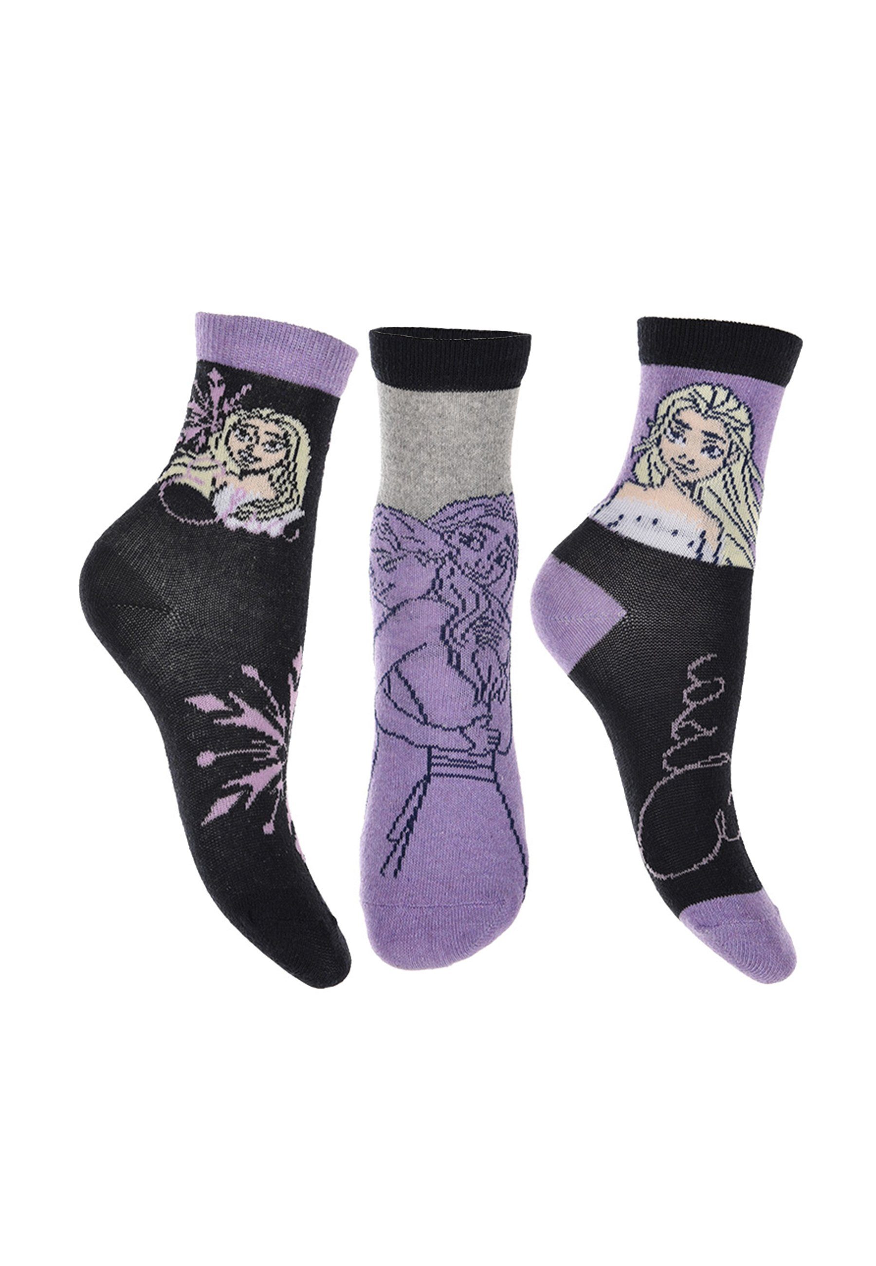 Disney Frozen Socken Eiskönigin Anna & Elsa Kinder Mädchen Socken Strümpfe