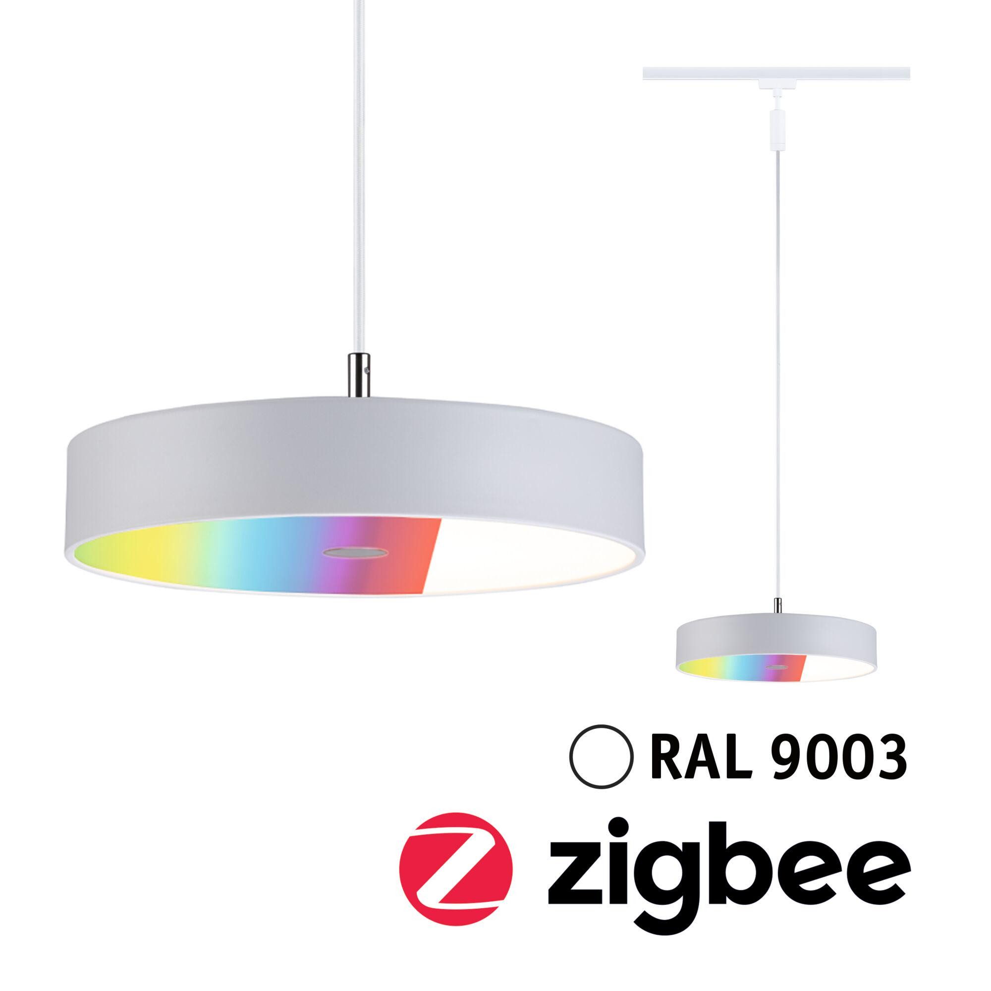 Paulmann Schienensystem-Leuchten Hildor 510lm 10W RGBW+ dimmbar 230V, Dimmer, Farbsteuerung, Farbwechsel, Memoryfunktion, LED fest …