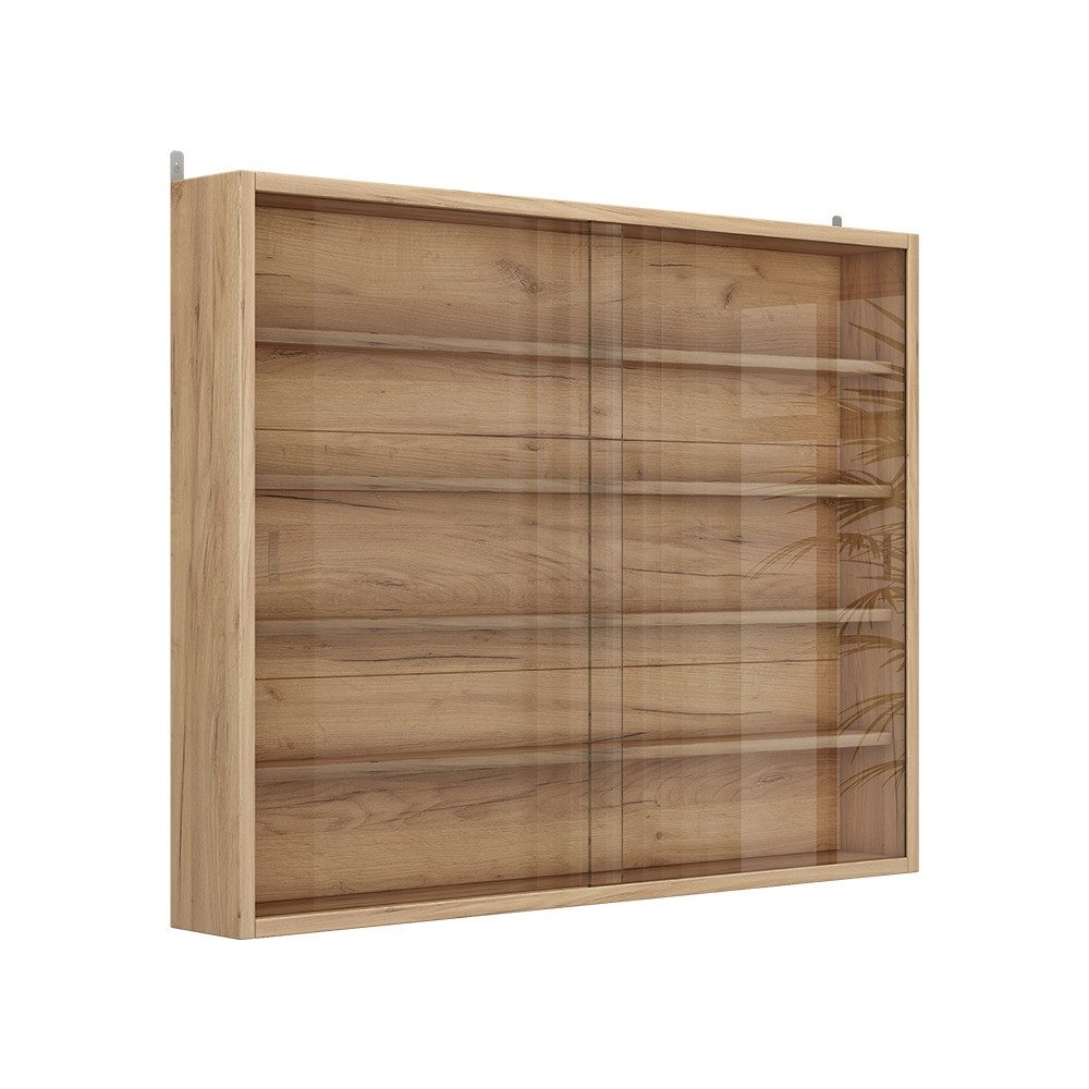 Vicco Hängevitrine Clario, Sonoma, mit 4 Einlegeböden