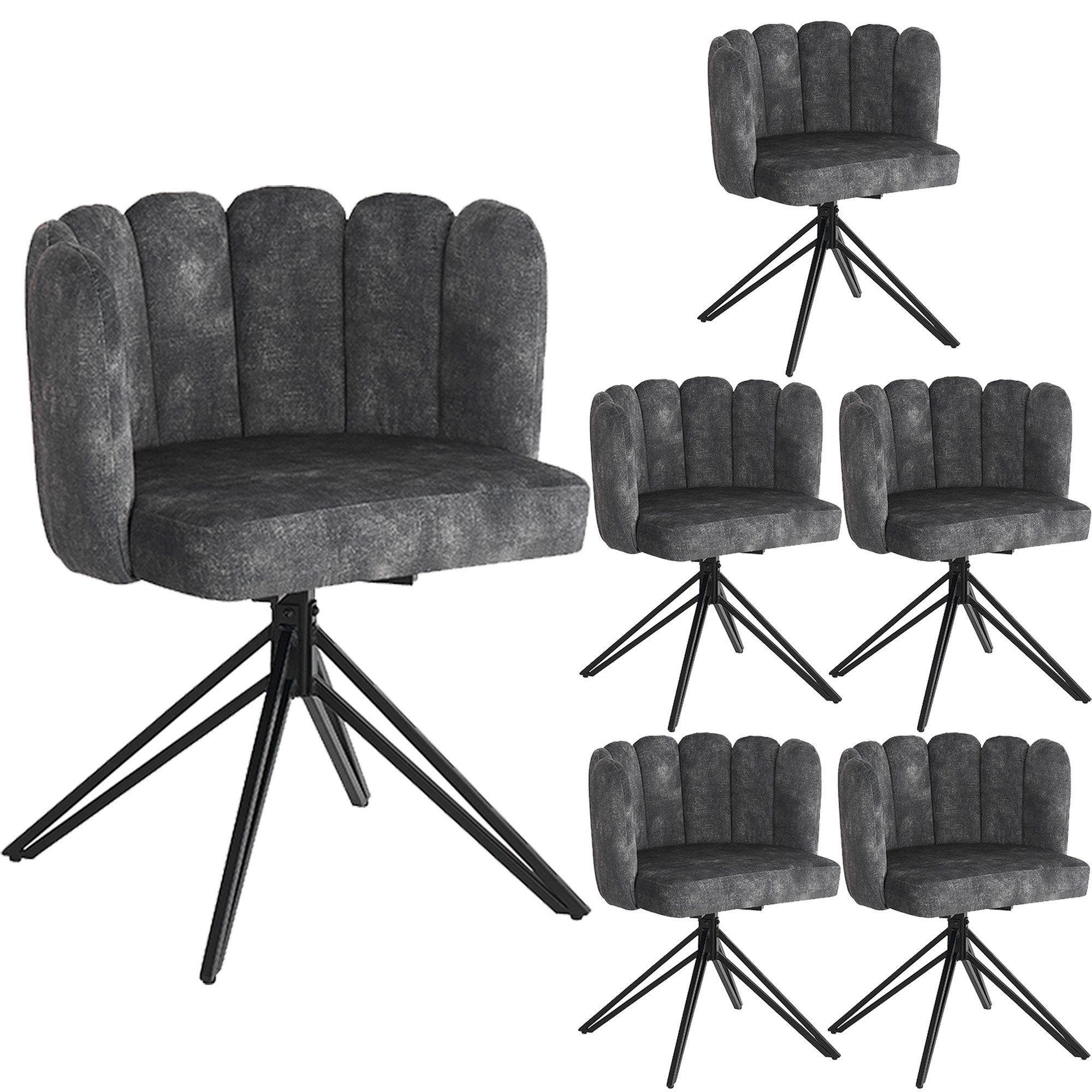 HAUSS SPOLE Drehstuhl 6er Ergonomischer Drehstuhl günstig online kaufen