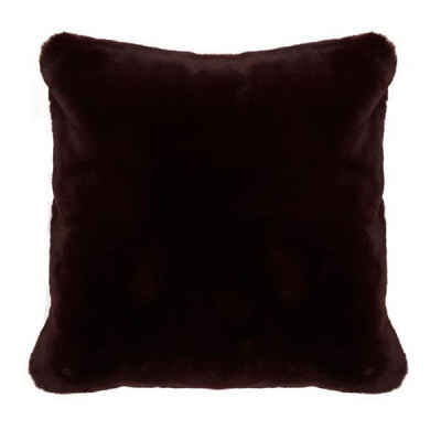 Rivièra Maison Dekoobjekt Kissenhülle Faux Fur Dark Red (50x50cm)