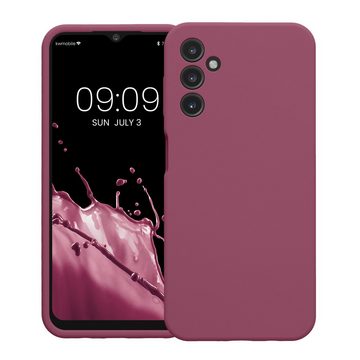 kwmobile Handyhülle Hülle für Samsung Galaxy A14 5G, Hülle Silikon gummiert - Handyhülle - Handy Case in Orchidee Violett