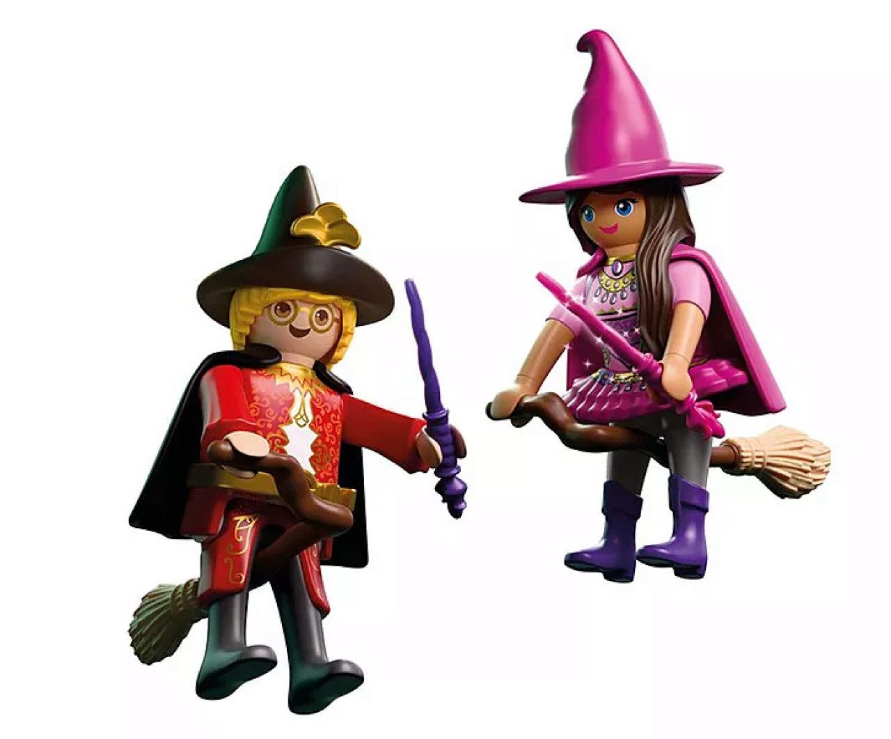 Playmobil® Spiel PLAYMOBIL® 72023 DuoPack Hexe & Zauberer – 2 Figuren Set
