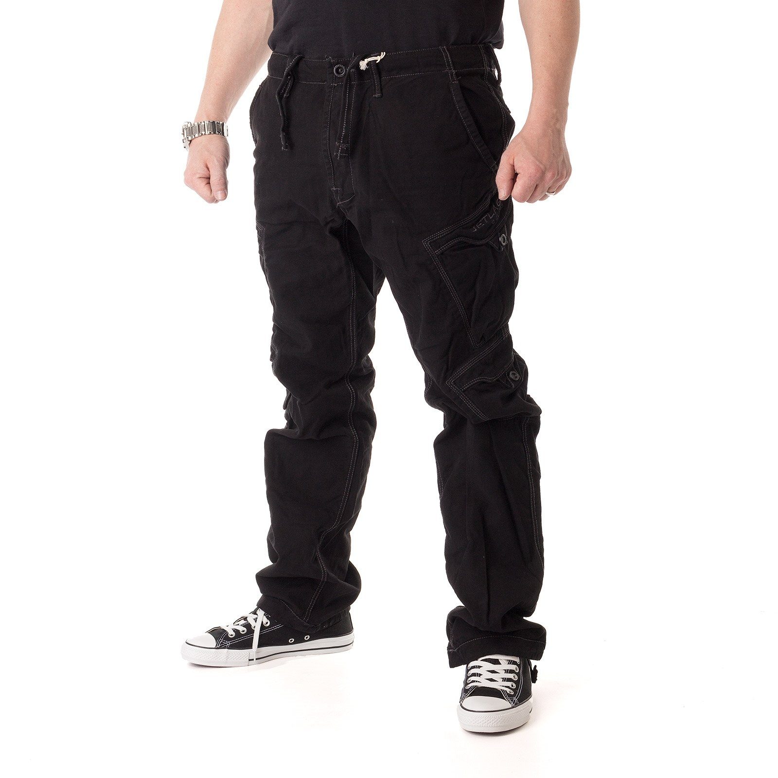 Jet Lag Cargohose Hose Jet Lag FW010 black