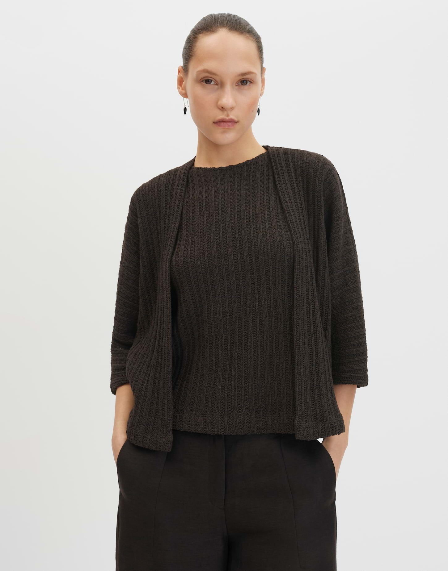 Sweatjacke Sweatjacke aus BCI Cotton Mix Regular Fit