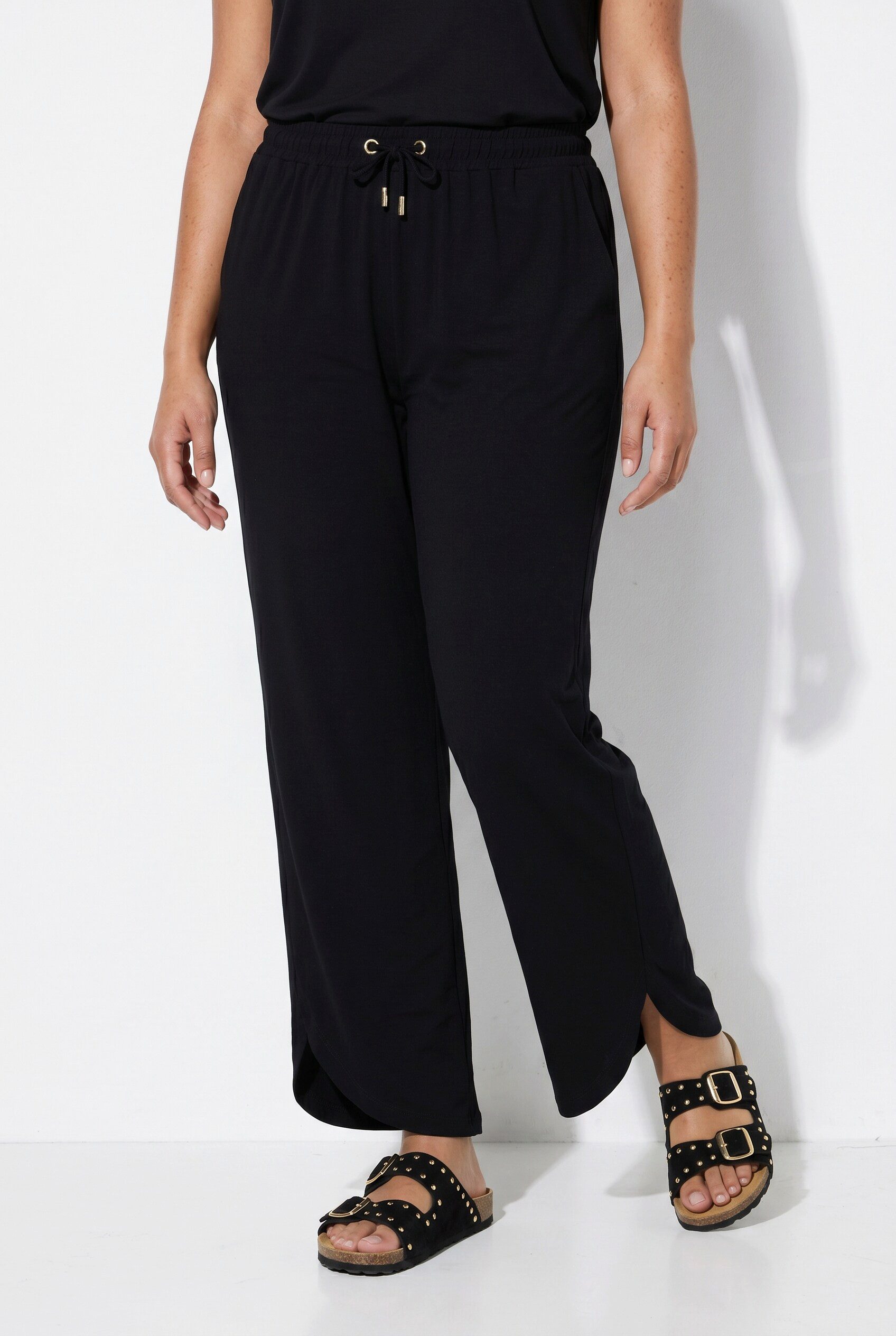 Angel of Style Schlupfhose Jerseyhose weite Passform Seitenschlitze