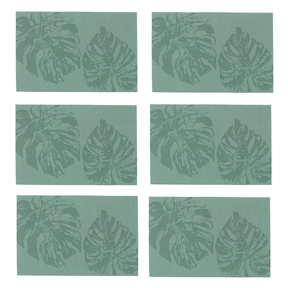 Zeller Present Platzset, (Set), modernes Monstera Blätter Design, 6-teilig, günstig online kaufen