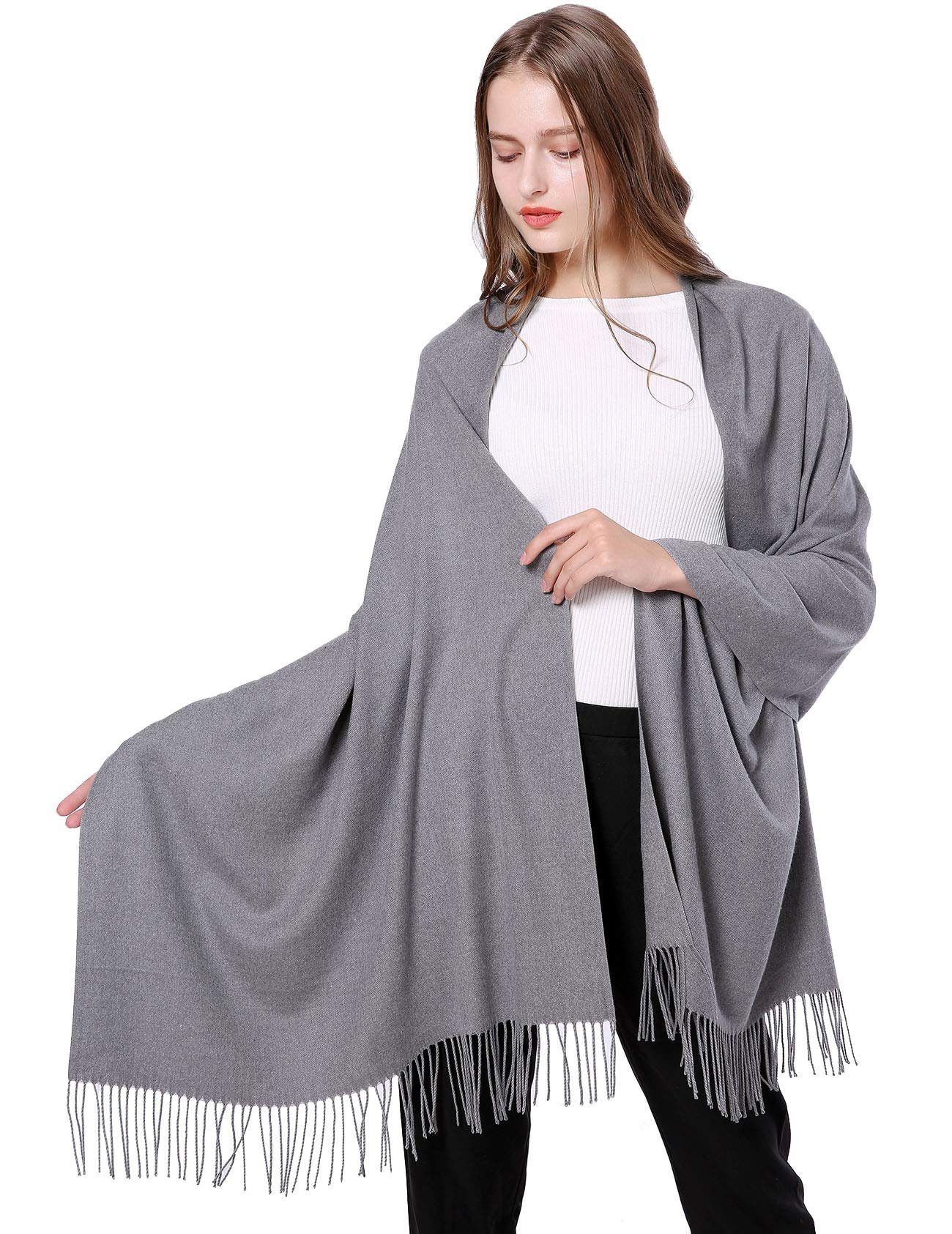 Leway Modeschal »Schal oder Überwurf Kaschmir-schal für Damen Herren super  weich warm, 198 cm x 68 cm als Männerschal oder Damenschal« online kaufen |  OTTO
