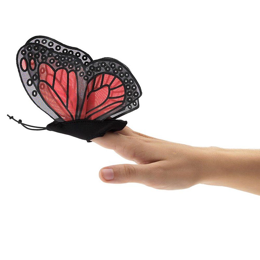 Folkmanis Handpuppen Fingerpuppe Folkmanis Fingerpuppe Monarch Schmetterling 2156 (Packung)