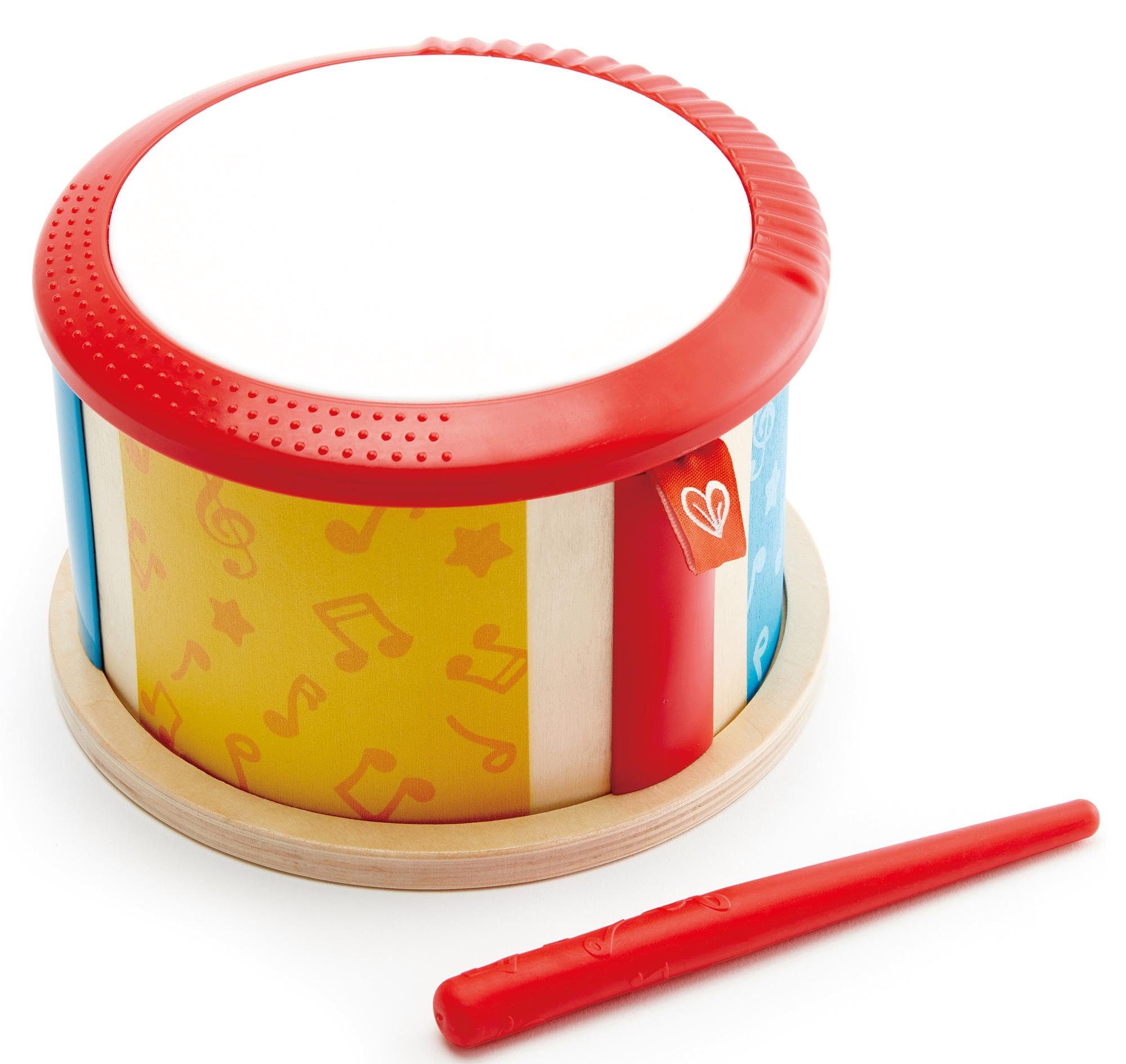Hape Spielzeug-Musikinstrument Doppelseitige Kinder Trommel günstig online kaufen