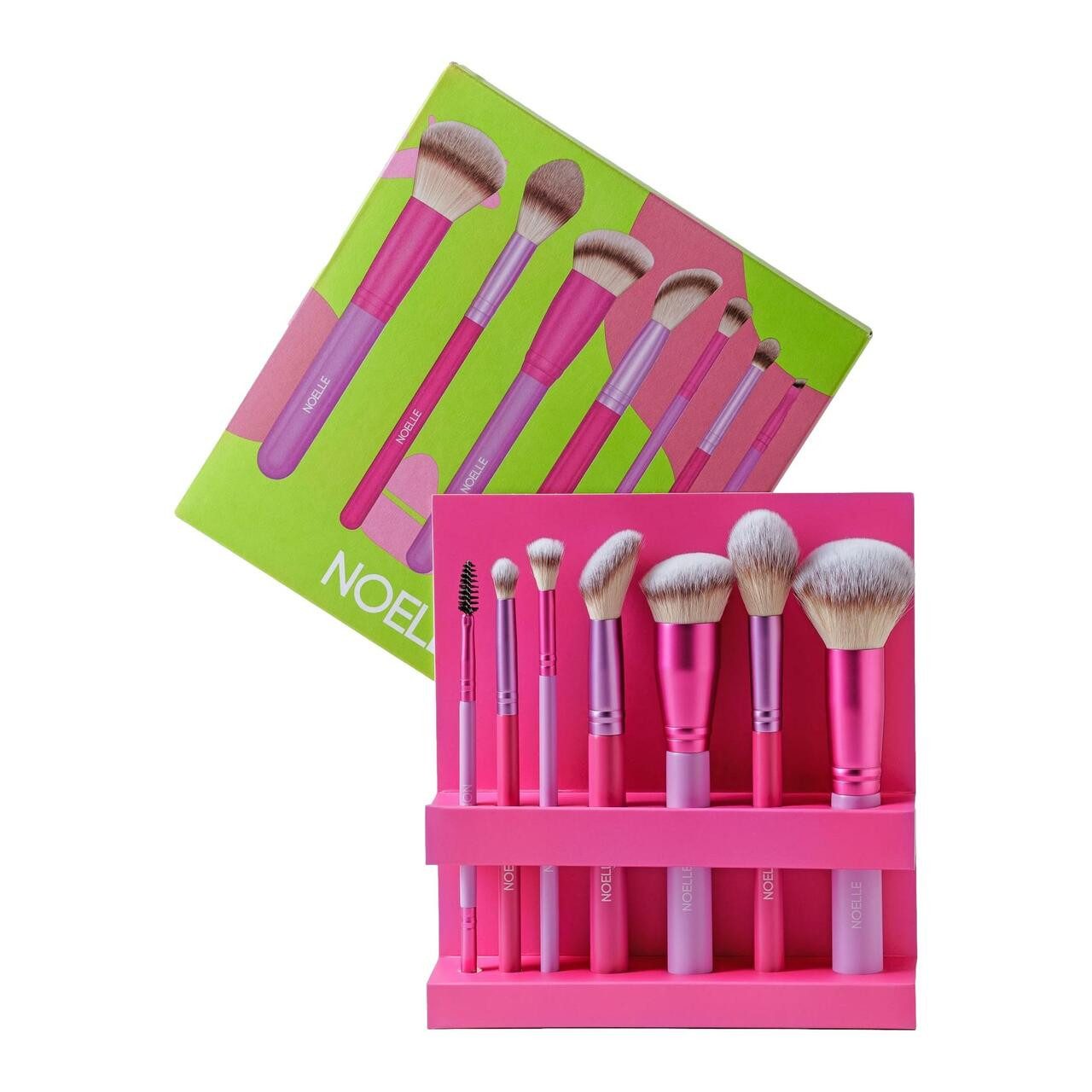 noelle Foundationpinsel Makeup Brush Set 7/1 Candy, 1 tlg., für Alle Hauttypen