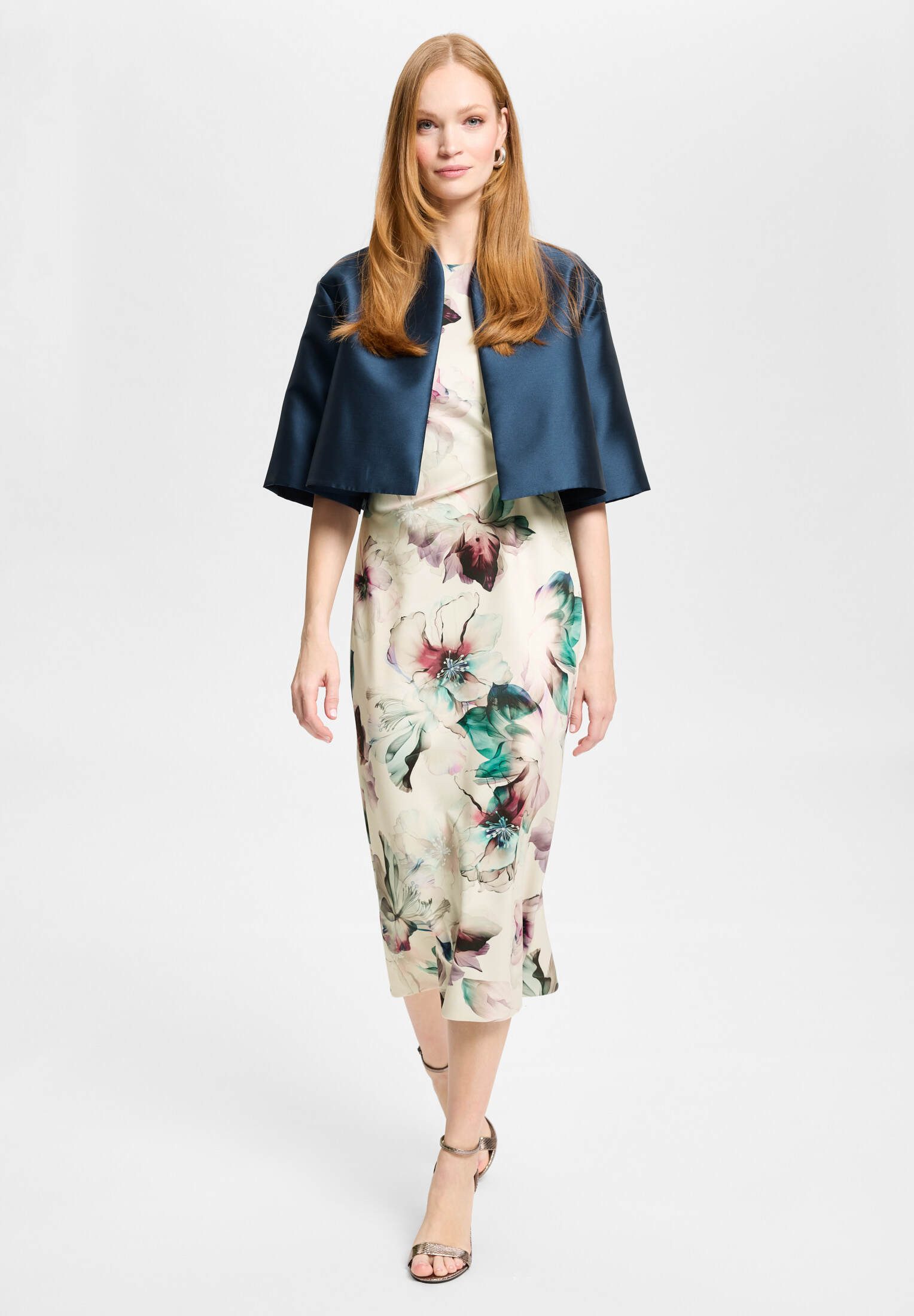SWING Jackenblazer - Oversized Jacke aus Twill
