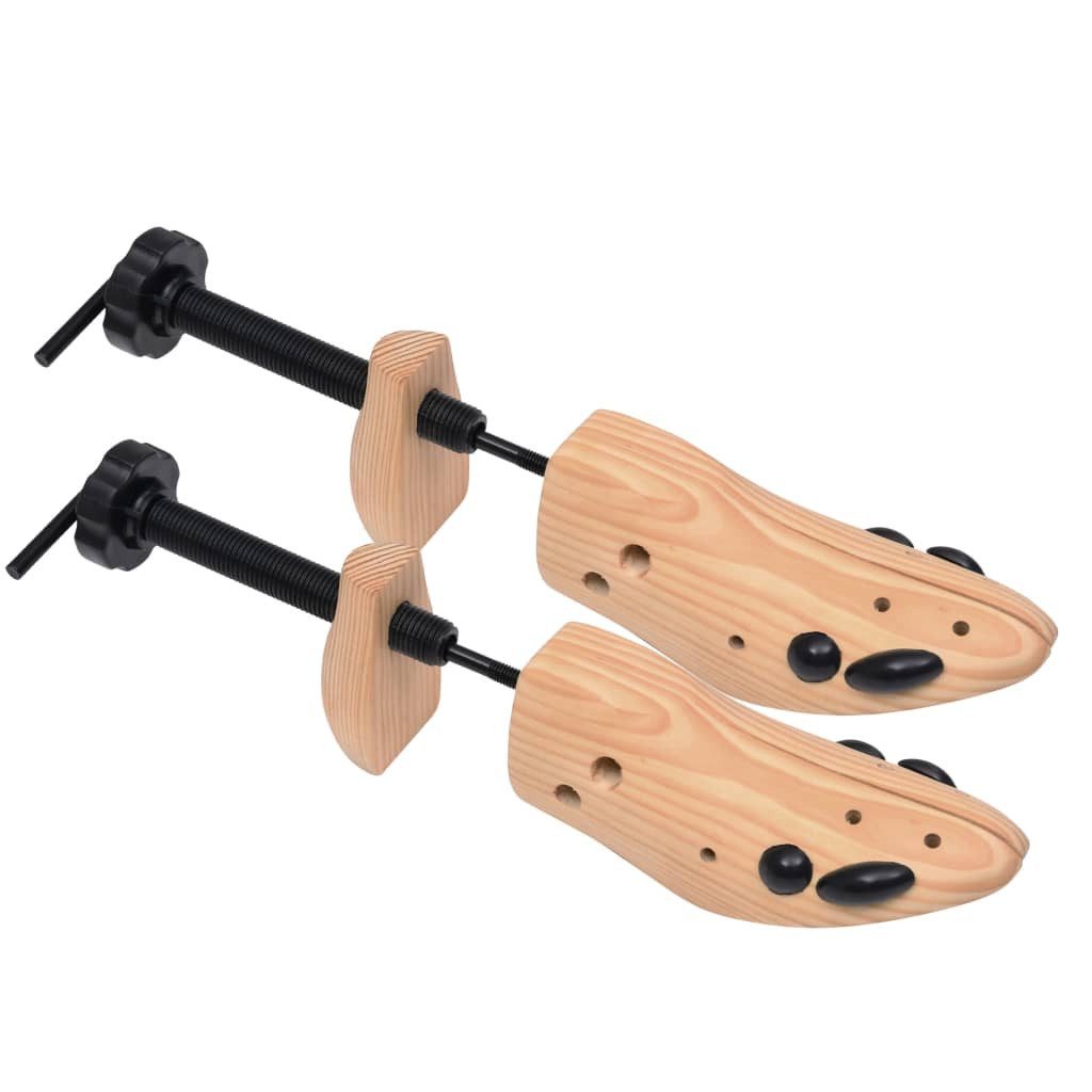 vidaXL Schuhspanner EUR 36-40 Schuhspanner Größe 36-40 Massivholz Kiefer